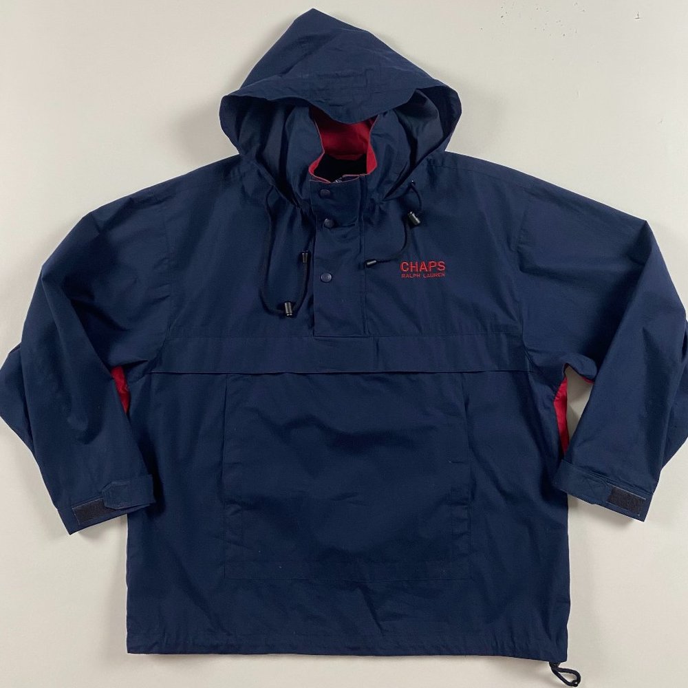 Vintage Chaps Ralph Lauren Lightweight Anorak Jacket Mens Medium Windbreaker